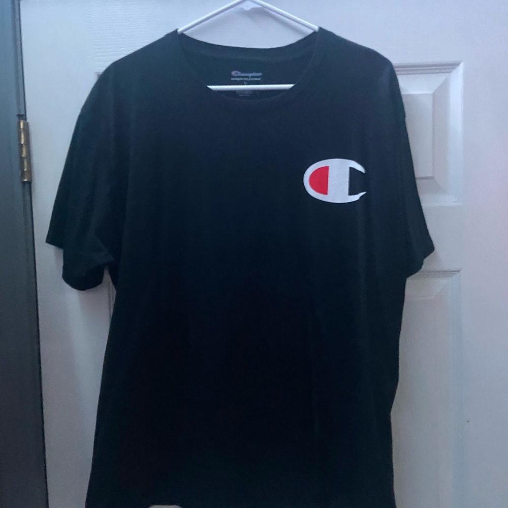 Black Champion tee